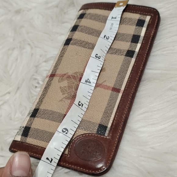 Burberry Nova check leather Bi-fold Compact wallet beige - Picture 7 of 9